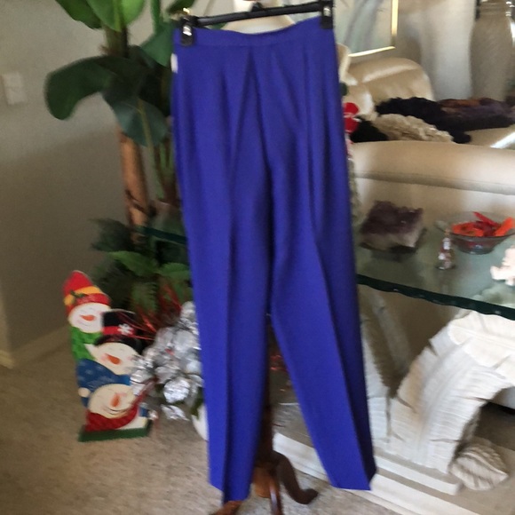 SZ 6 2 PIECE PANT SUIT COLOR BLUE FAMILY LOIS SNYDER FOR DANI MAX EXCLT  COND. - Picture 6 of 9